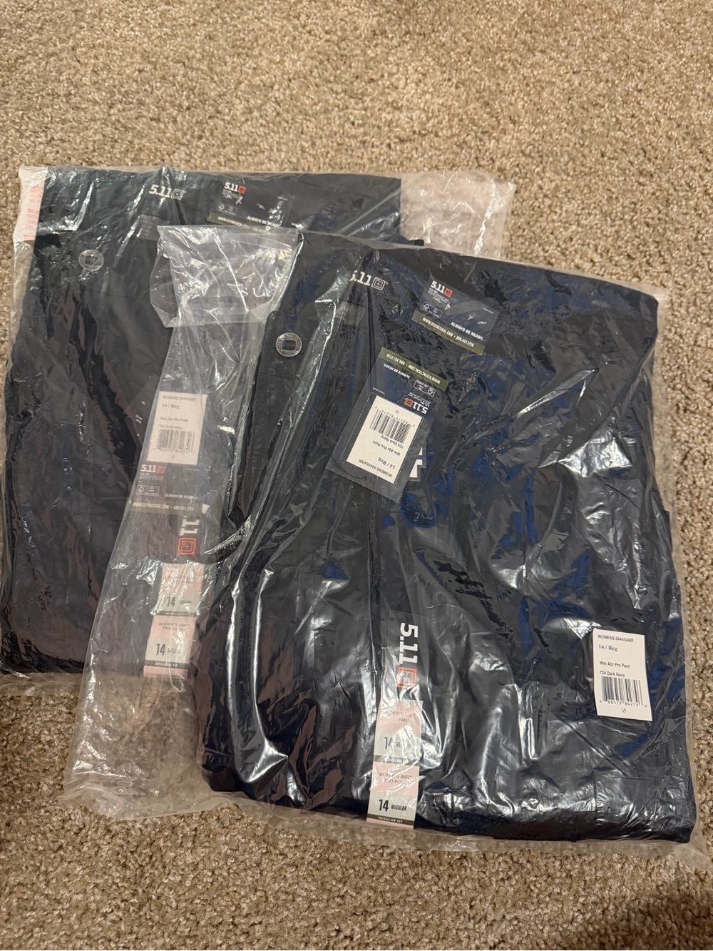 5.11 Tactical Women’s Tactical pants (2 pairs)